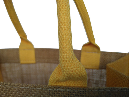 Torba na zakupy z juty o gramaturze 30x12x30cm i gramaturze 380g / m2 wielokrotnego użytku