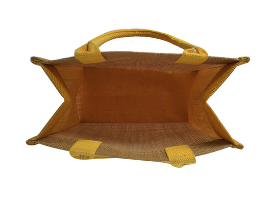 Torba na zakupy z juty o gramaturze 30x12x30cm i gramaturze 380g / m2 wielokrotnego użytku