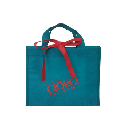 Mały worek z włókniny PP CMYK 30 cm 80 gms z recyklingu