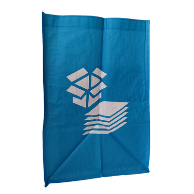 Niebieskie tkane torby reklamowe 35x30x39,5cm 100gsm