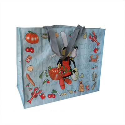Drukowana torba tkana z laminowanego PP Bopp 15x38cm 120gsm