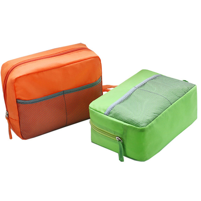 Poliester 25x12x18cm OEM Non Woven 210D Mesh Hamper Bag
