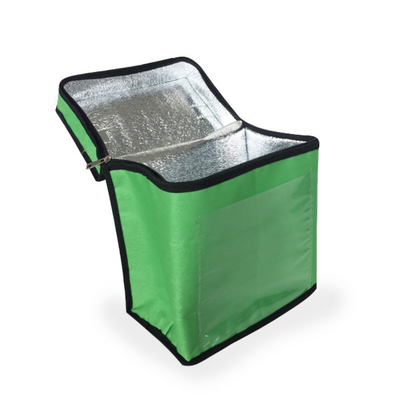 600D Poliester Lunch PVC 24x15x28cm Ekologiczne torby termoizolacyjne