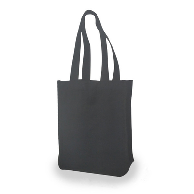 Torba na 2 butelki z czarnego płótna PE 18x9x27cm CMYK