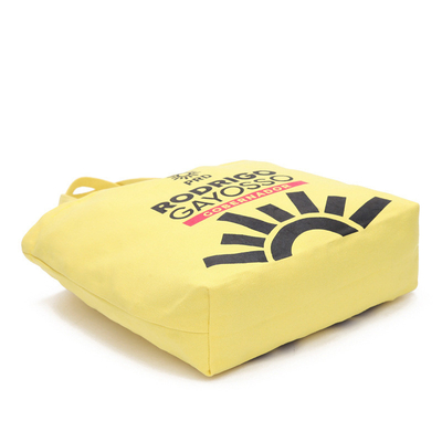 Bawełniana torba recyklingowa Geometric Yellow 8 OZ 40x11x34,5cm