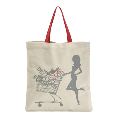 Supermarket ODM 6oz Pusta bawełniana torba do recyklingu 33x40cm