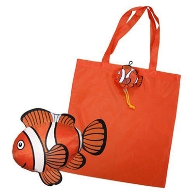 Ryba Kolorowa składana torba na zakupy 210D 40x50cm Nylon CMYK
