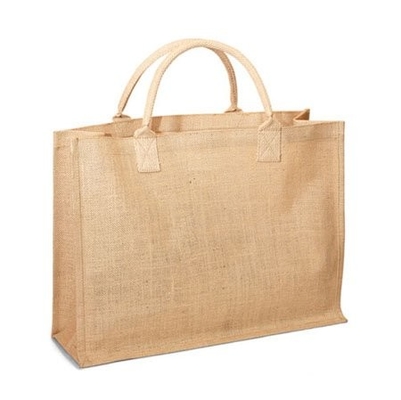 Juta Torba na zakupy wielokrotnego użytku 40x14x34cm 390gsm z juty