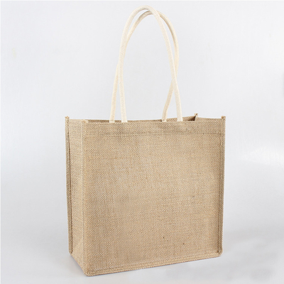 Shopping Natural Color 30xx12x30cm 380gsm Worki jutowe na zakupy