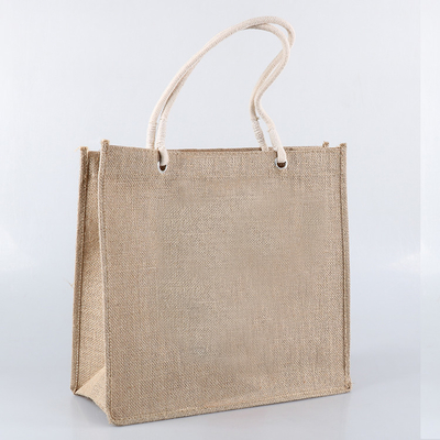 Shopping Natural Color 30xx12x30cm 380gsm Worki jutowe na zakupy