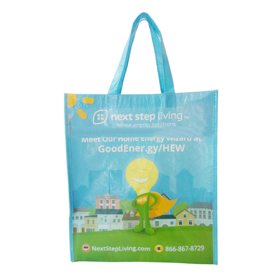 Wodoodporna torba reklamowa z włókniny 30x10x40cm 70gsm RPET