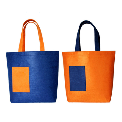Shopping 35x39,5cm Żółta torba z filcu 30x40x10cm