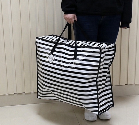 Duża laminowana torba tkana z polipropylenu RoHS o gramaturze 80 g / m2, 100 sztuk