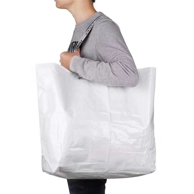 Pełnokolorowe supermarkety OEM 30cm AZO Free 100gsm RPET Bag