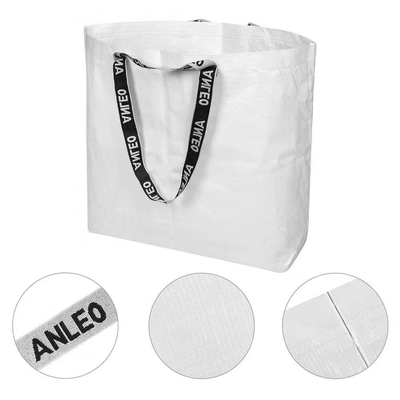 Pełnokolorowe supermarkety OEM 30cm AZO Free 100gsm RPET Bag
