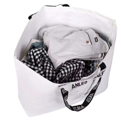 Pełnokolorowe supermarkety OEM 30cm AZO Free 100gsm RPET Bag