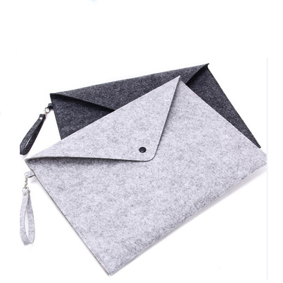 Szara torba z filcu w opakowaniu OEM 33,5 cm x 24 cm