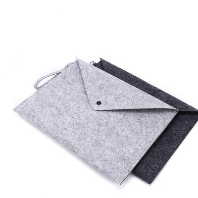 Szara torba z filcu w opakowaniu OEM 33,5 cm x 24 cm
